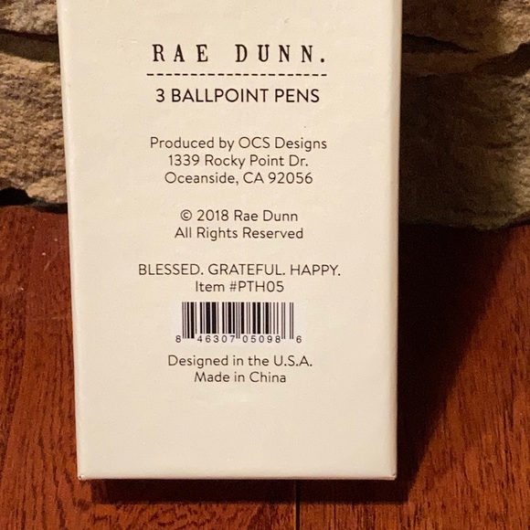 😘 NWT Rae Dunn Pen Set (3) BLESSED/GRATEFUL/HAPPY - Picture 3 of 3